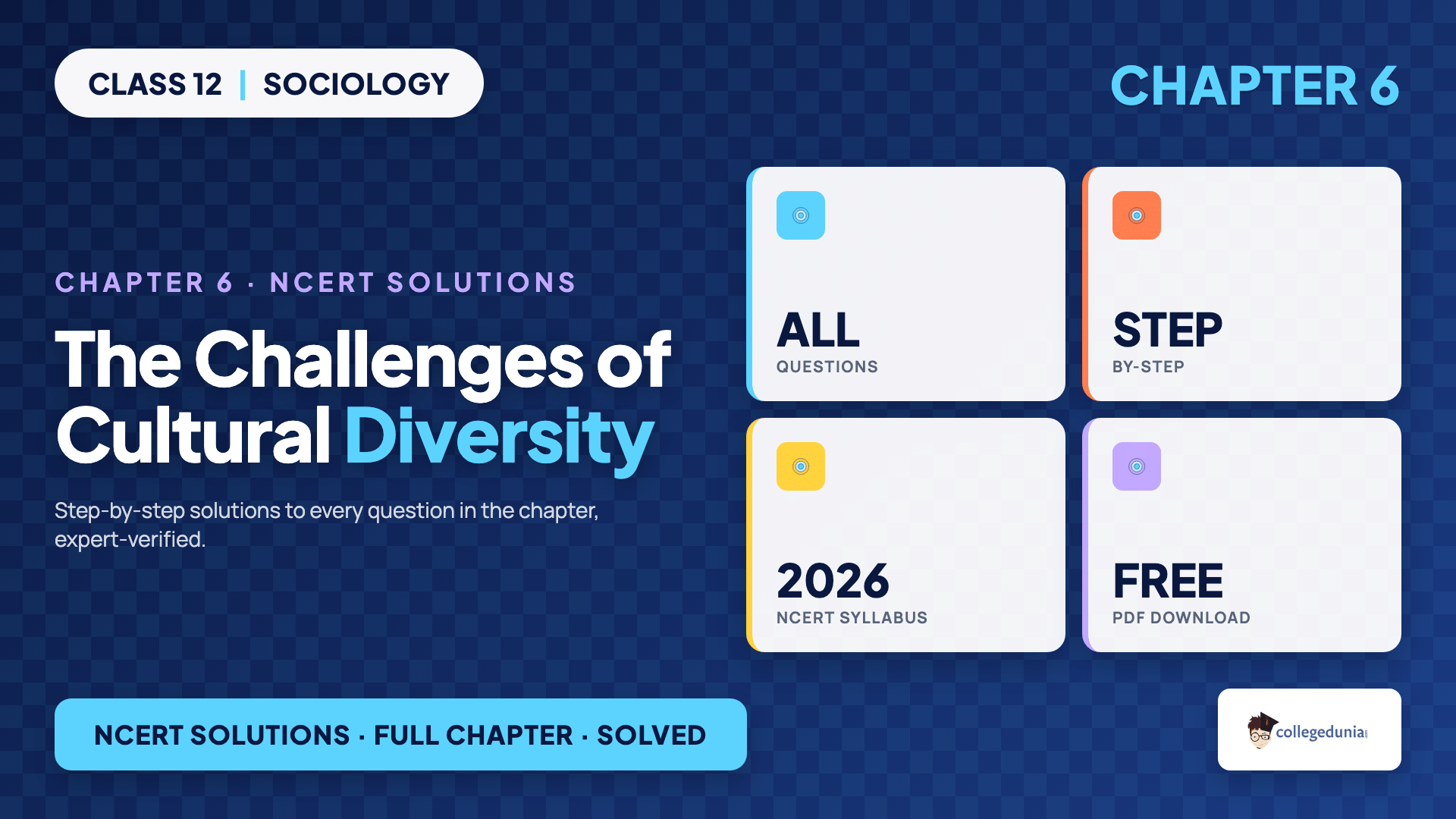 The Challenges of Cultural Diversity Class 12 Sociology NCERT Solutions on diversity, regionalism, communalism and secularism