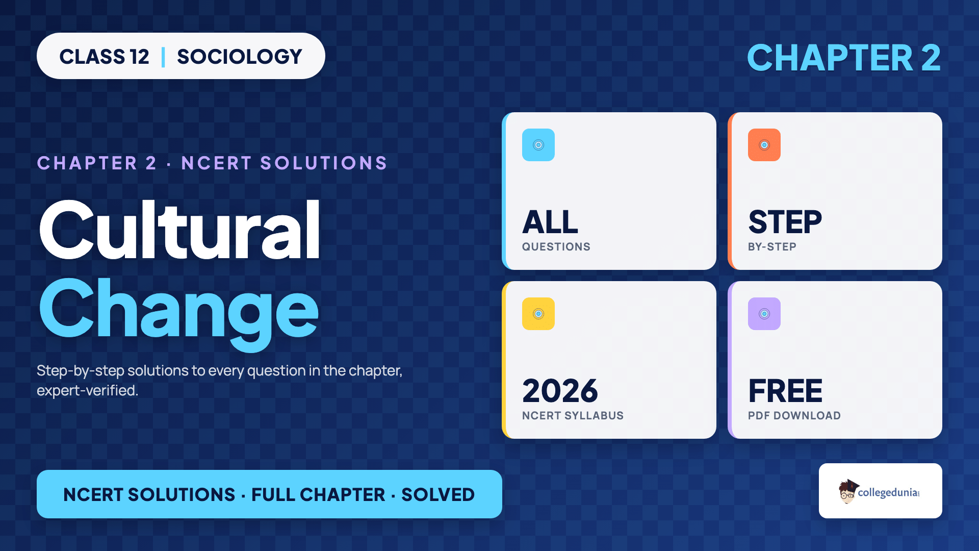 Class 12 Sociology Chapter 2 Cultural Change NCERT Solutions on sanskritisation, westernisation, modernisation and secularisation