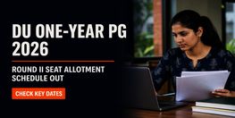 DU One Year PG Round II Seat Allotment 2026 Schedule Announced