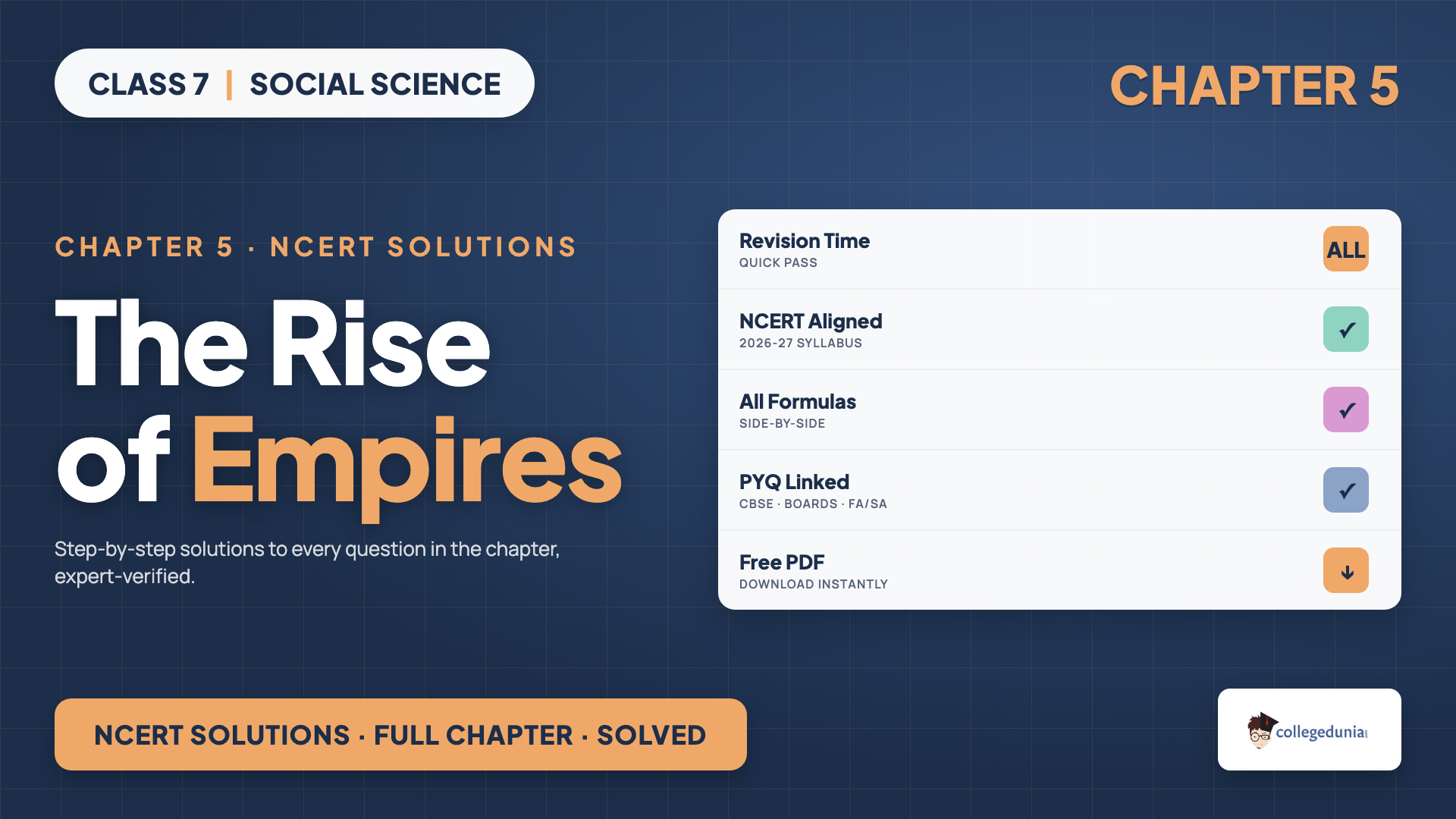 Class 7 Social Science Chapter 5 The Rise of Empires NCERT Solutions featured image