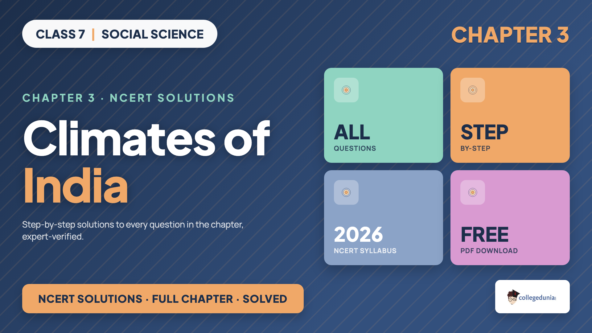 Class 7 Social Science Chapter 3 Climates of India NCERT Solutions featured image