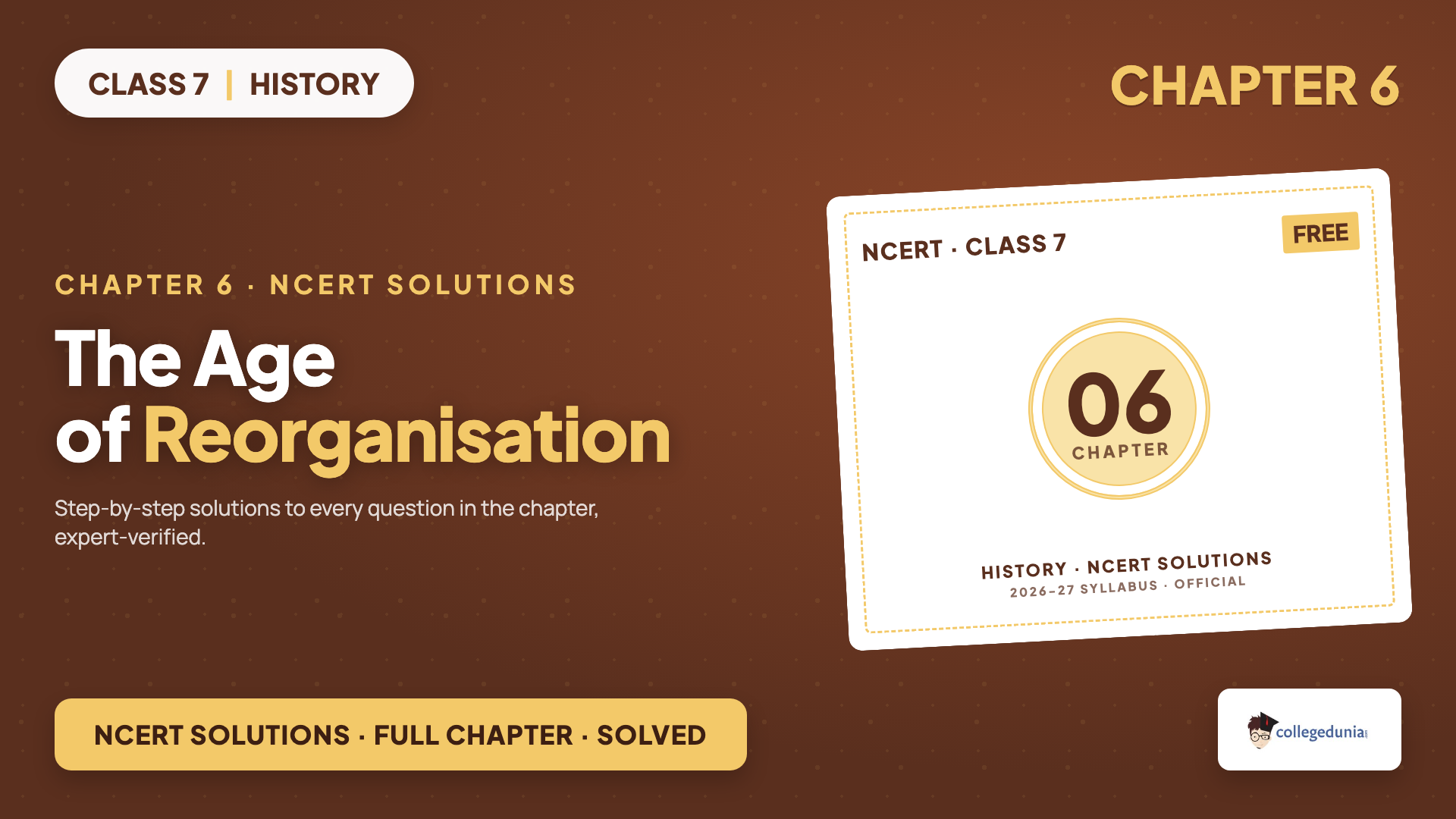 Class 7 Social Science Chapter 6 The Age of Reorganisation NCERT Solutions featured image