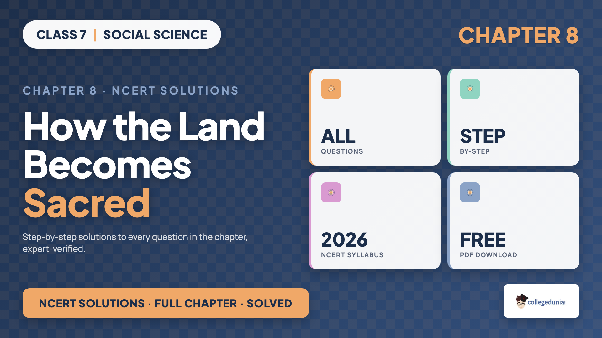 Class 7 Social Science Chapter 8 How the Land Becomes Sacred NCERT Solutions featured image