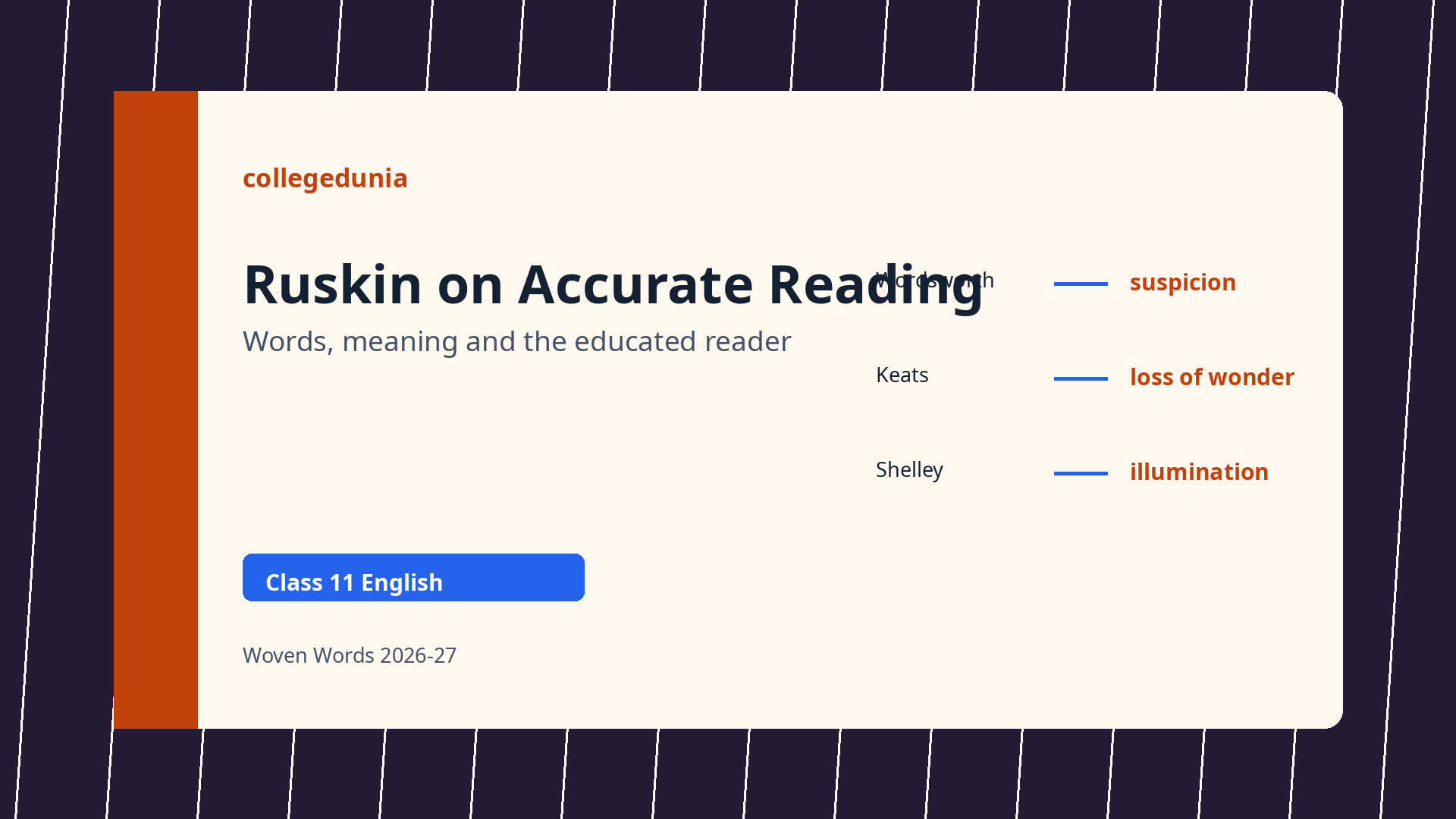 Accuracy and diction in What is a Good Book