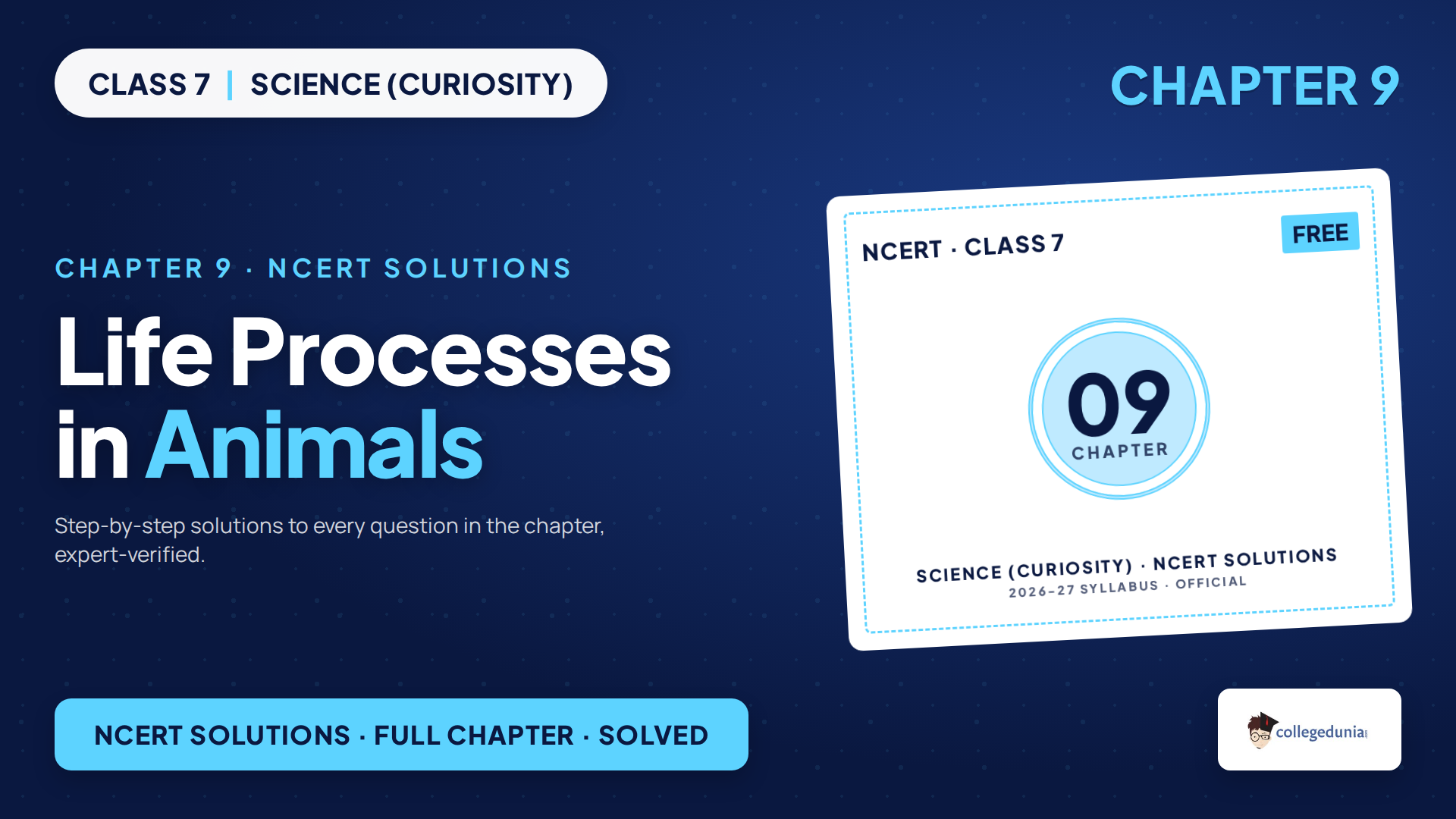 Class 7 Science Chapter 9 Life Processes in Animals NCERT Solutions