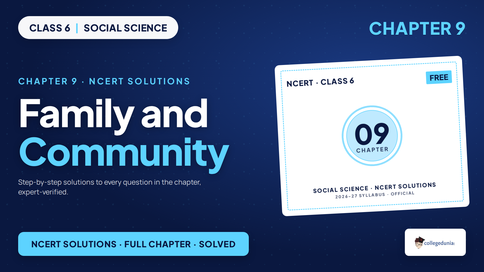 Class 6 Social Science Family and Community NCERT Solutions