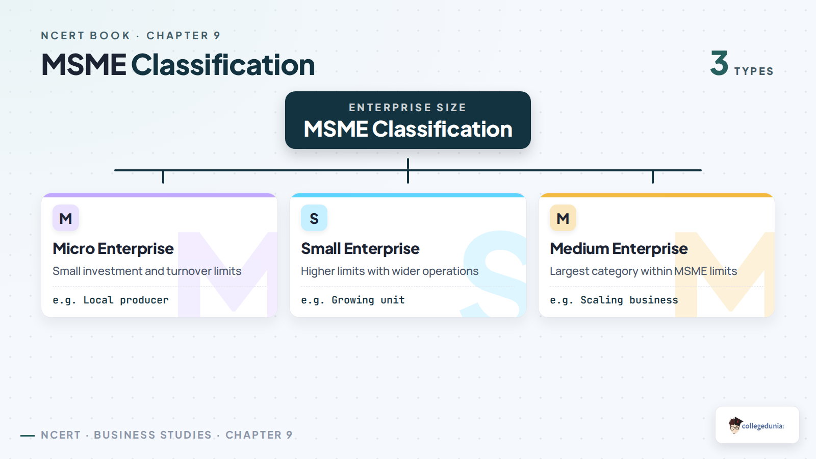 Classification of micro small and medium enterprises
