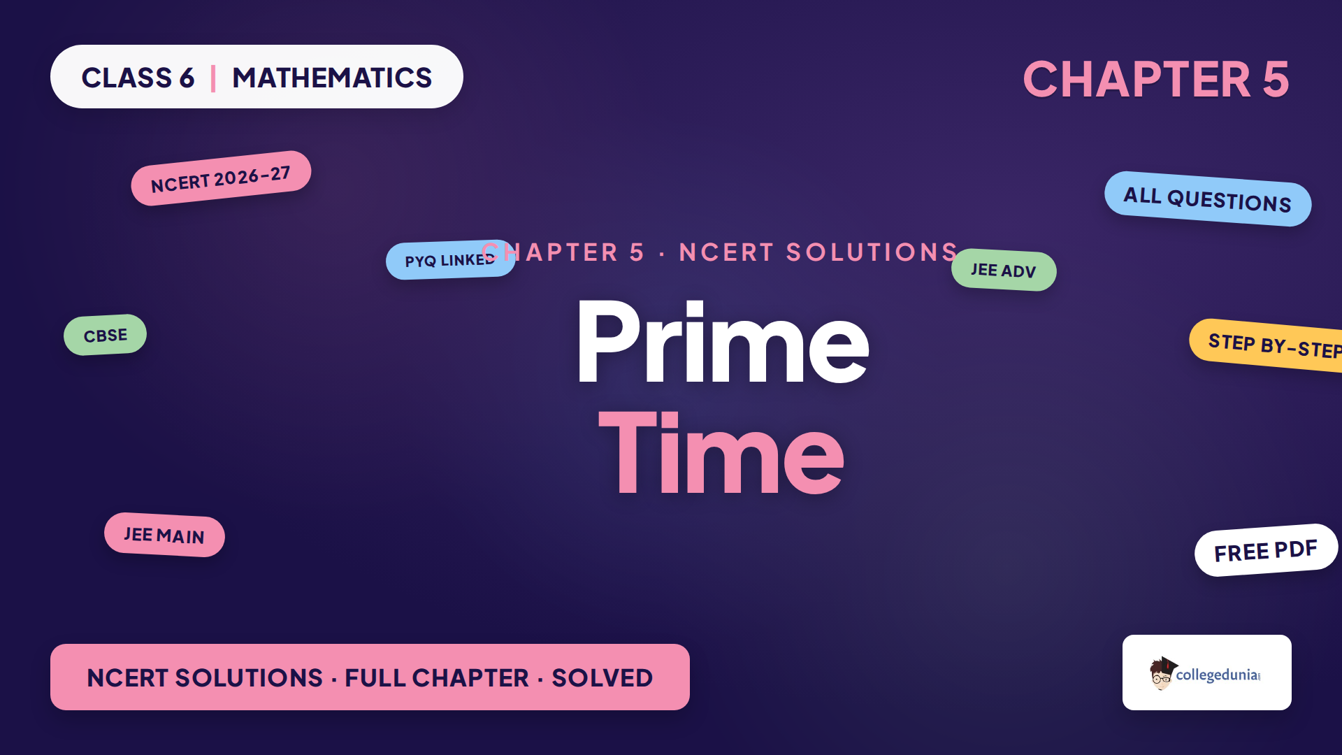 Prime Time Class 6 Mathematics NCERT Solutions featured image
