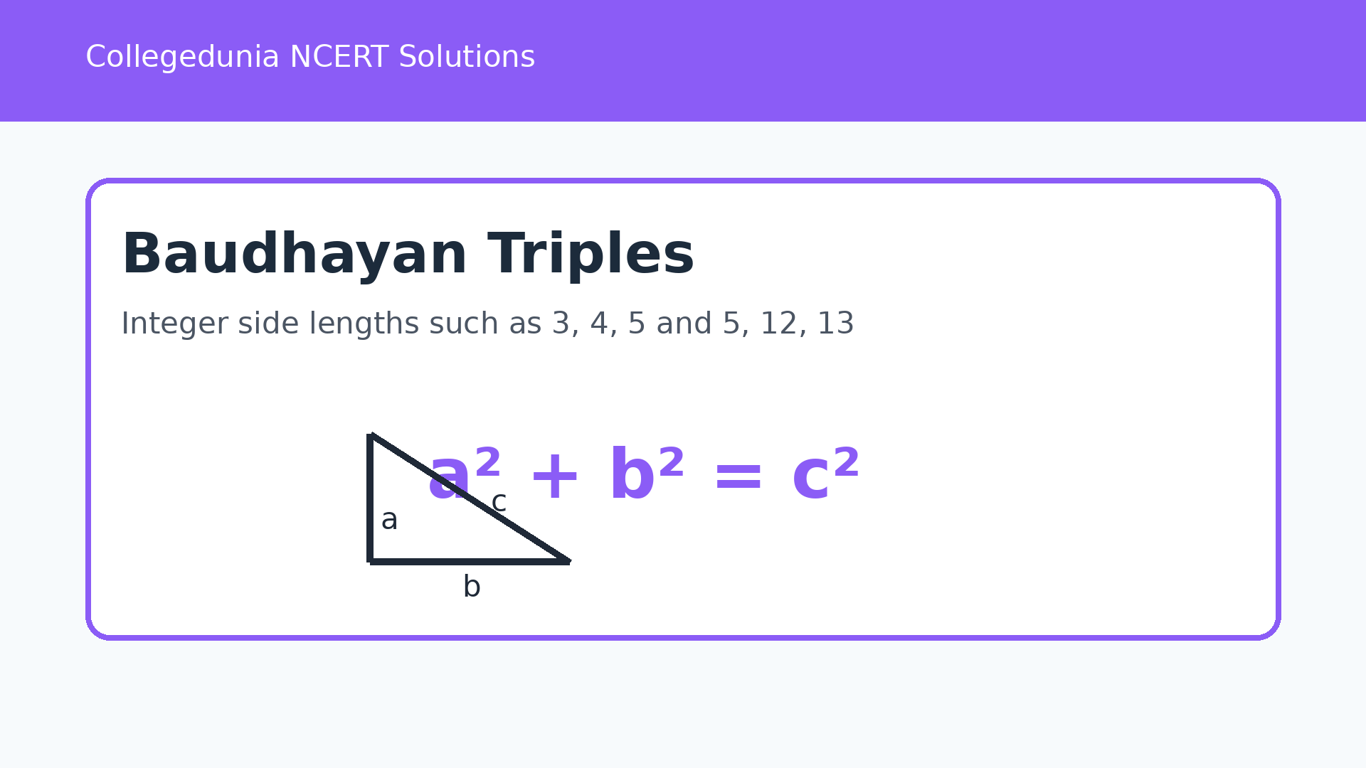 Steps to solve missing side and triple questions