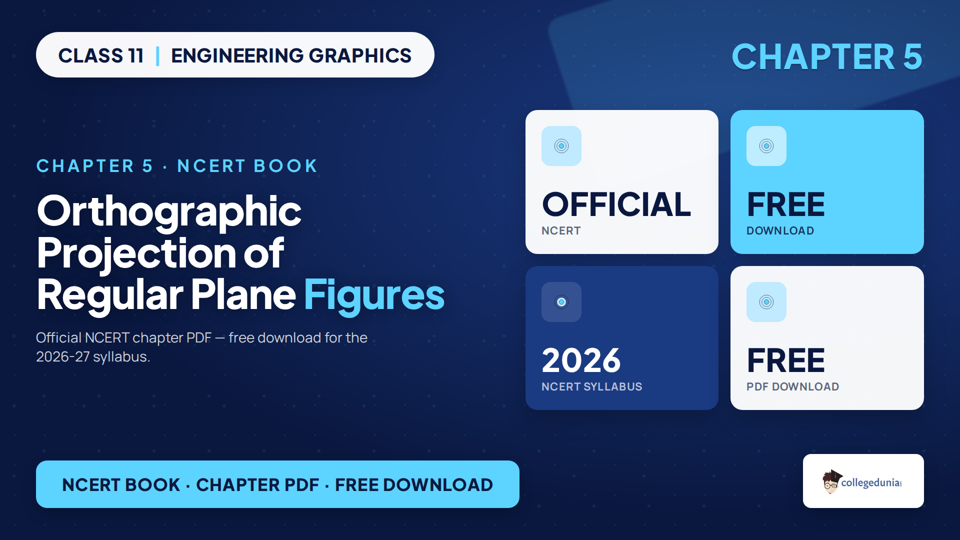 Class 11 Engineering Graphics Chapter 5 plane figures book PDF