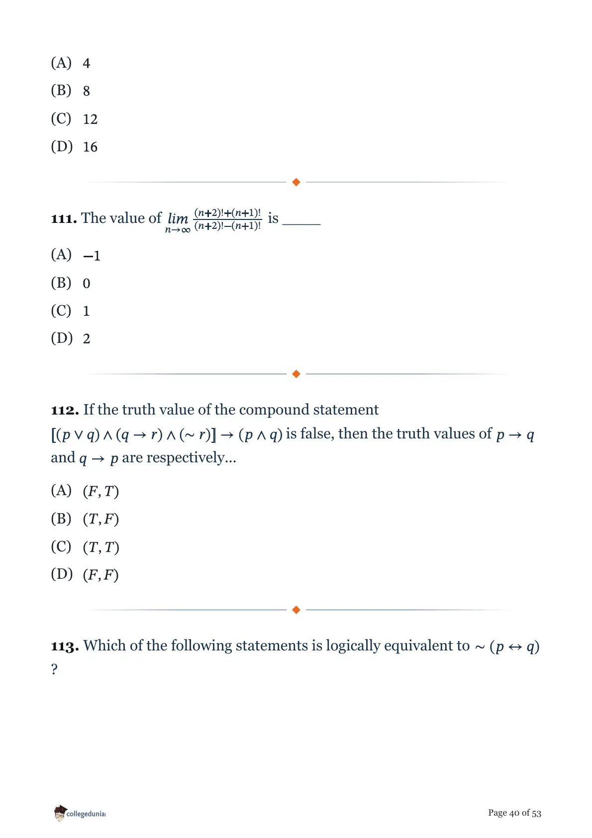 MHT CET 2026 April 13 Shift 2 PCM Question Paper page 40