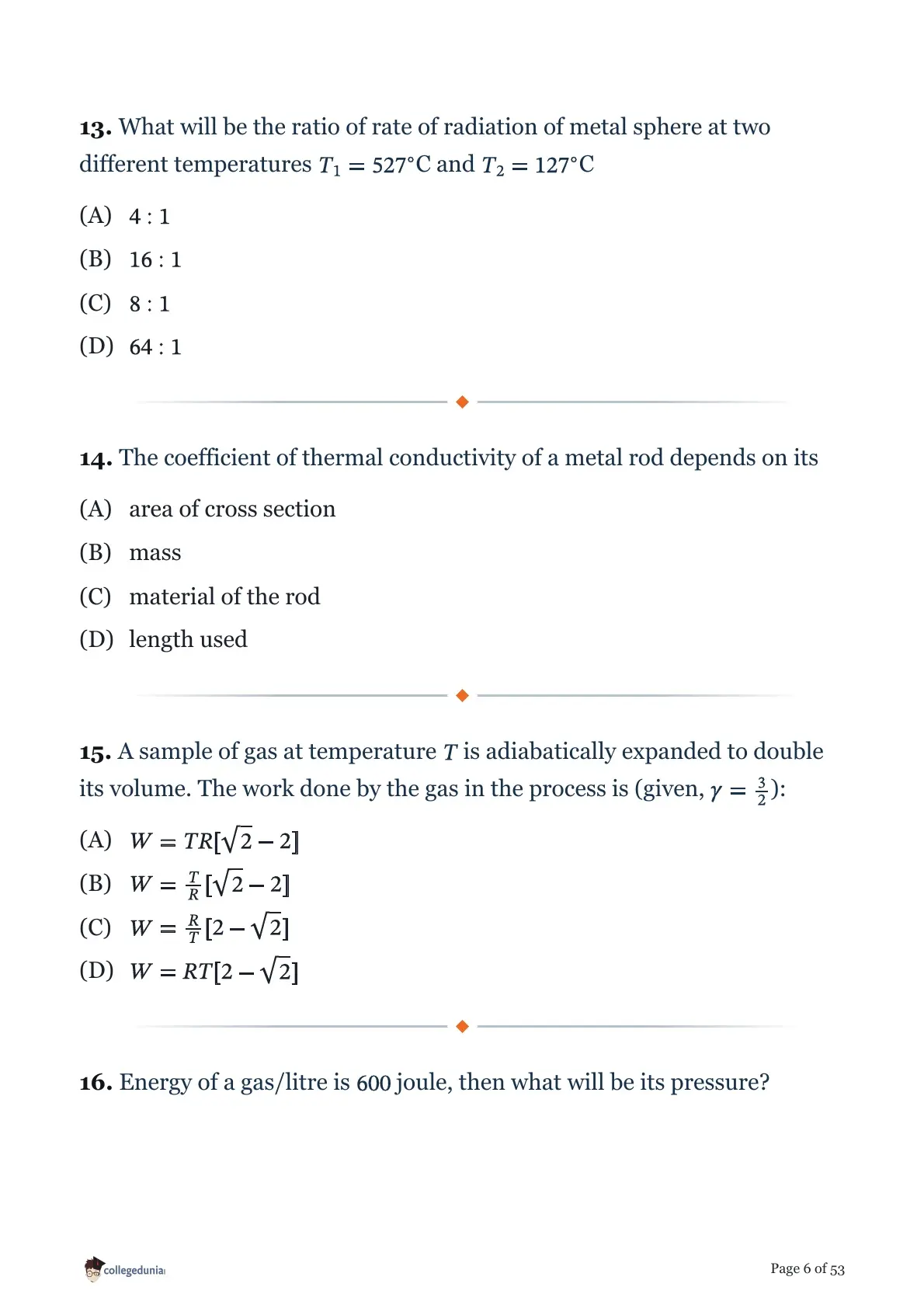 MHT CET 2026 April 13 Shift 2 PCM Question Paper page 6
