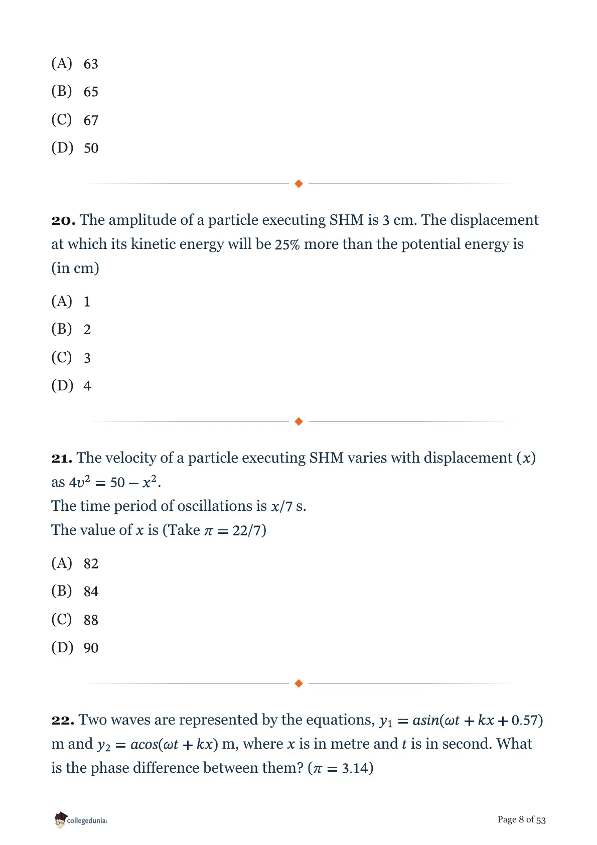 MHT CET 2026 April 13 Shift 2 PCM Question Paper page 8