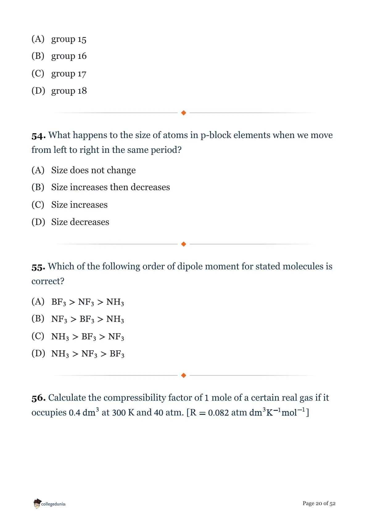 MHT CET 2026 April 15 Shift 1 PCM Question Paper page 20