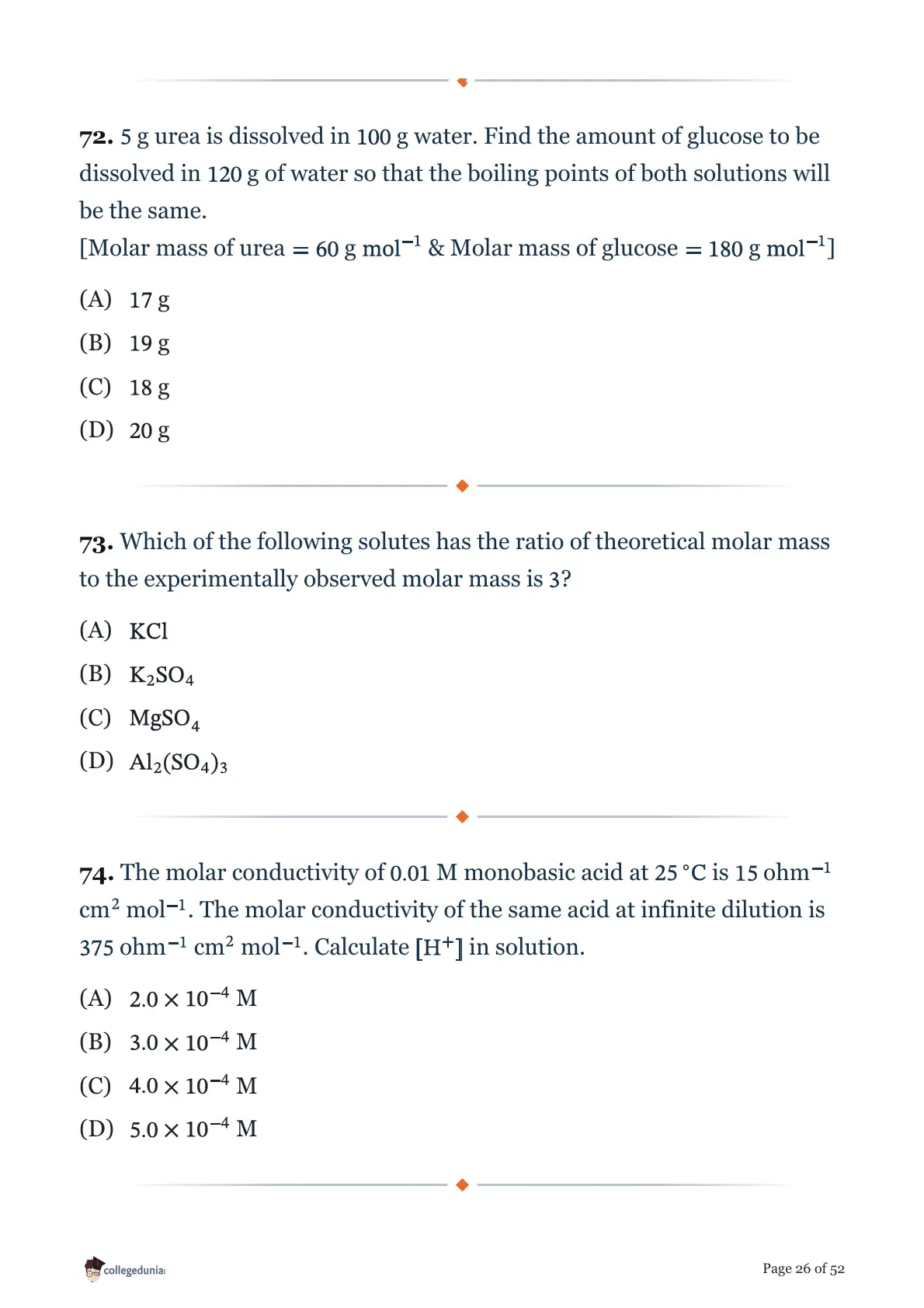 MHT CET 2026 April 15 Shift 1 PCM Question Paper page 26