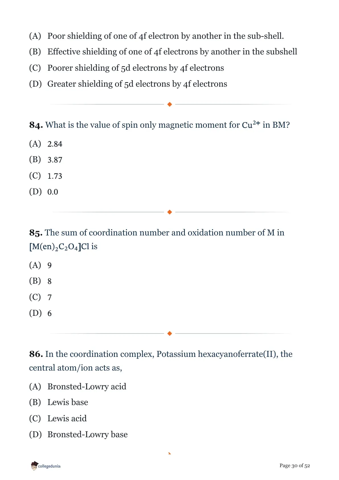 MHT CET 2026 April 15 Shift 1 PCM Question Paper page 30