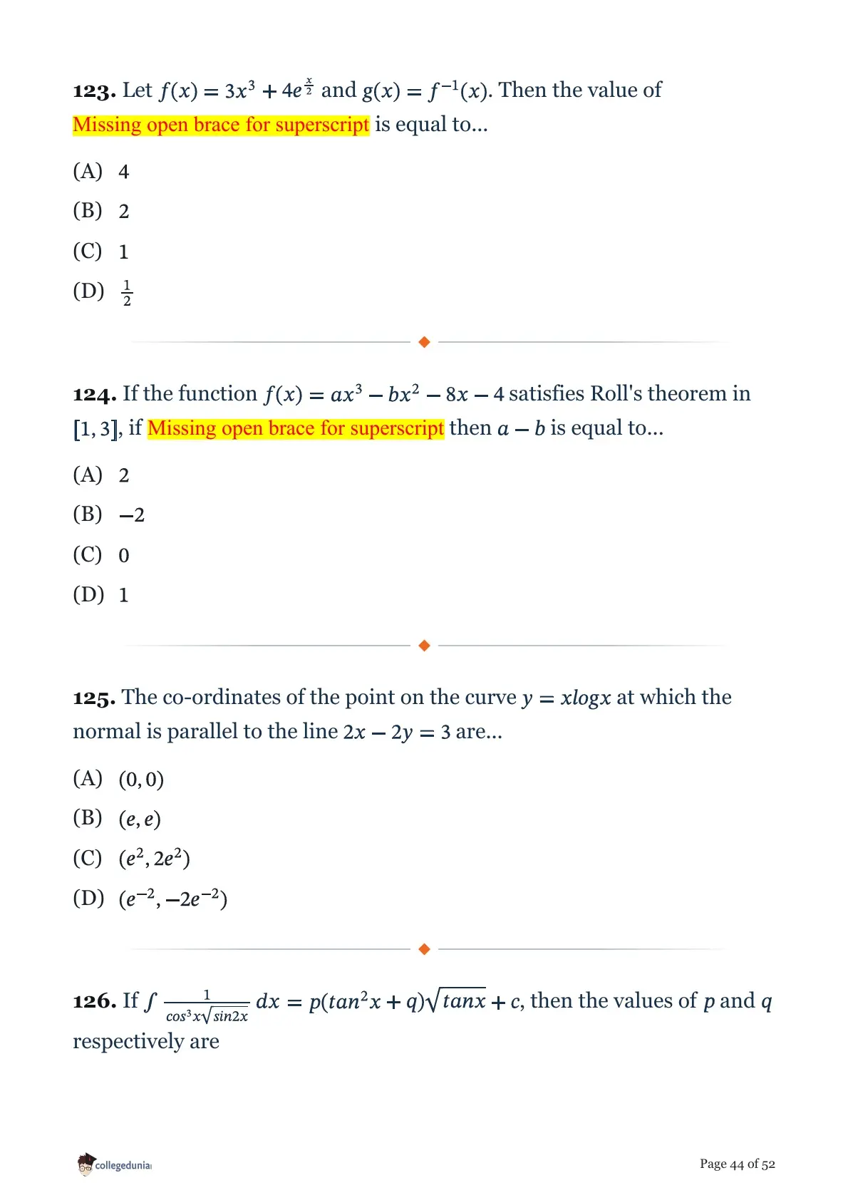 MHT CET 2026 April 15 Shift 1 PCM Question Paper page 44