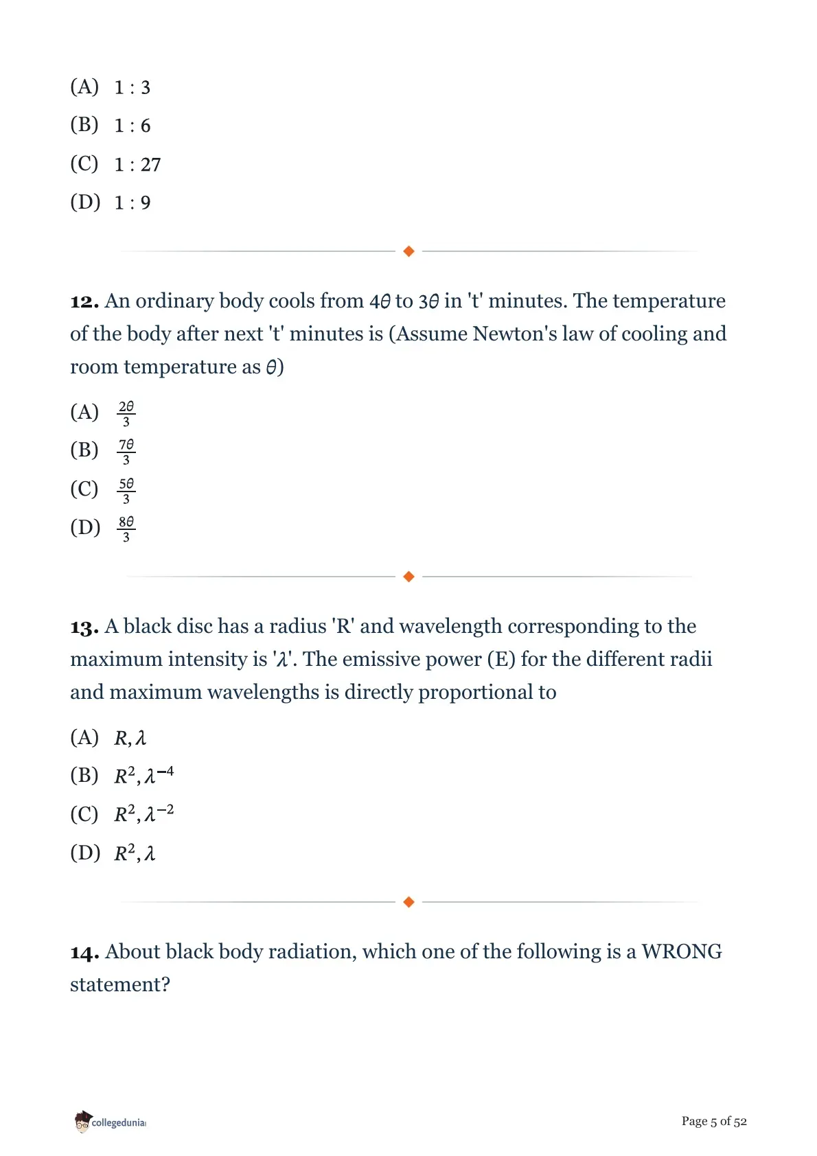 MHT CET 2026 April 15 Shift 1 PCM Question Paper page 5