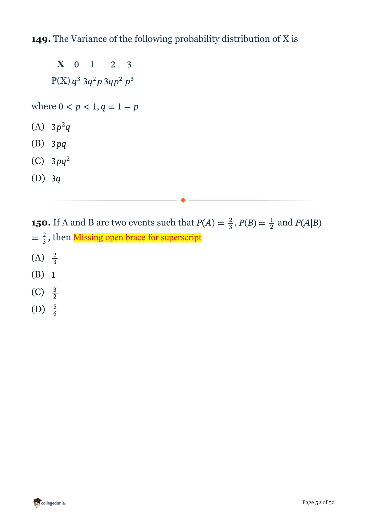 MHT CET 2026 April 15 Shift 1 PCM Question Paper page 52