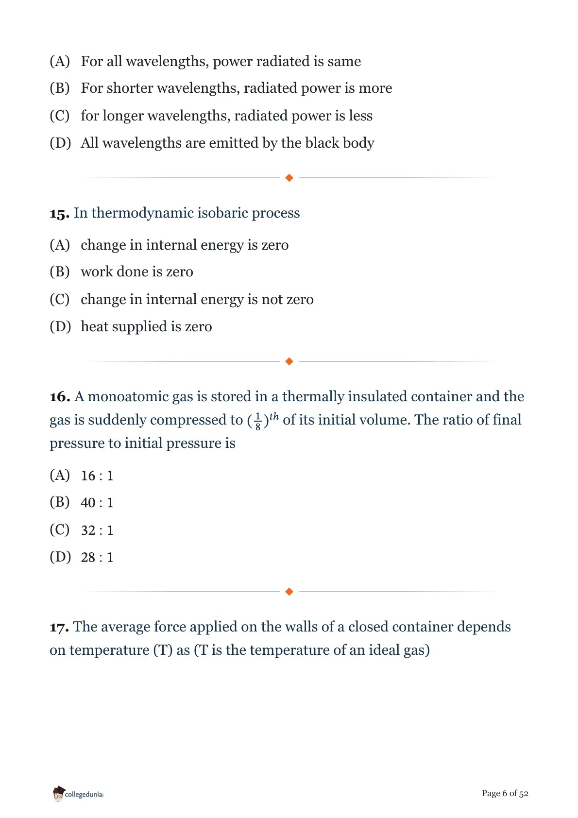 MHT CET 2026 April 15 Shift 1 PCM Question Paper page 6