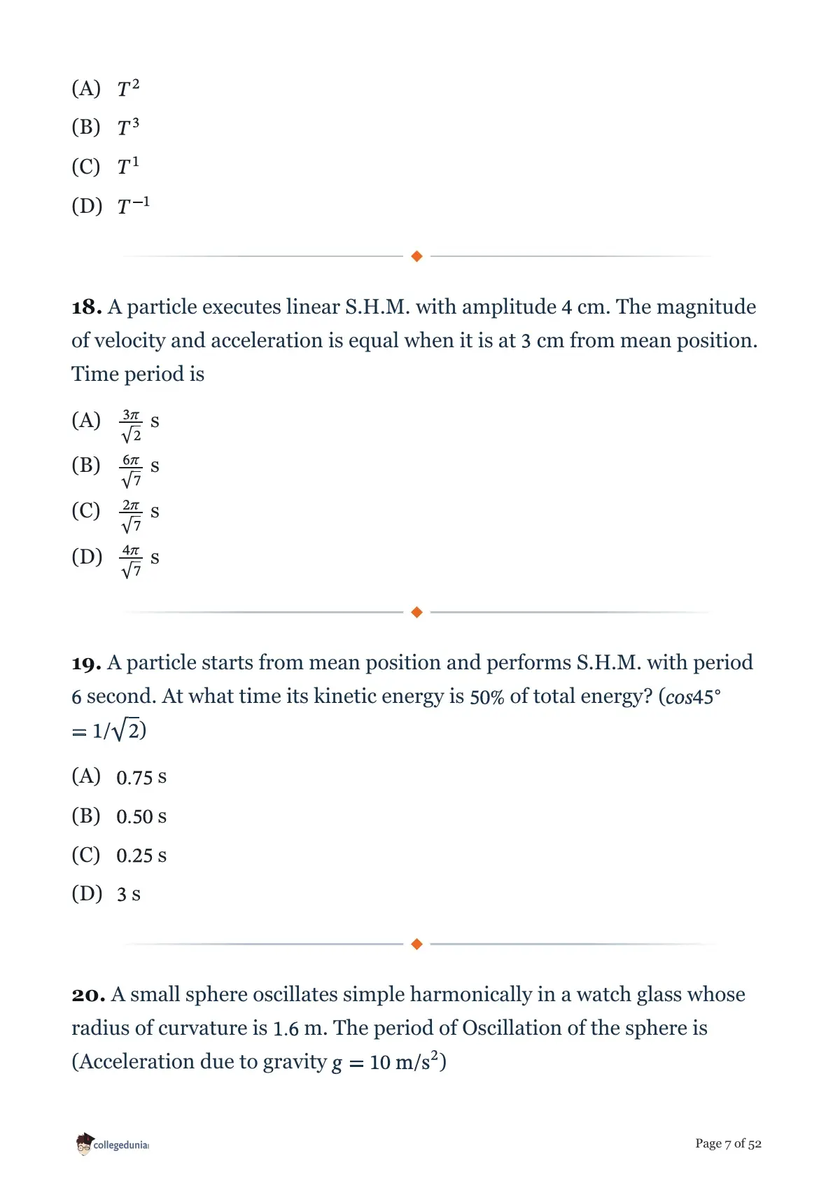 MHT CET 2026 April 15 Shift 1 PCM Question Paper page 7