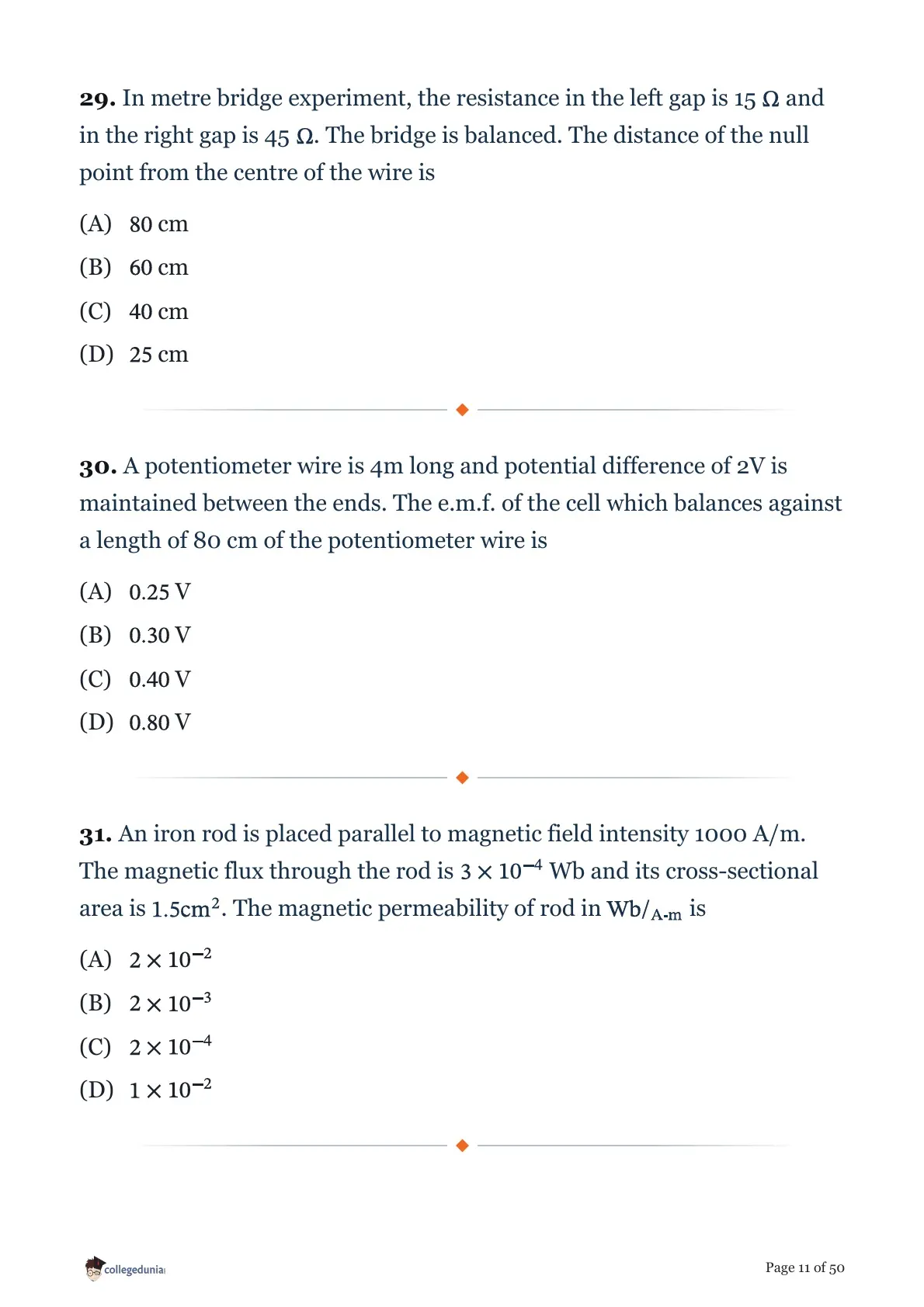 MHT CET 2026 April 15 Shift 2 PCM Question Paper page 11