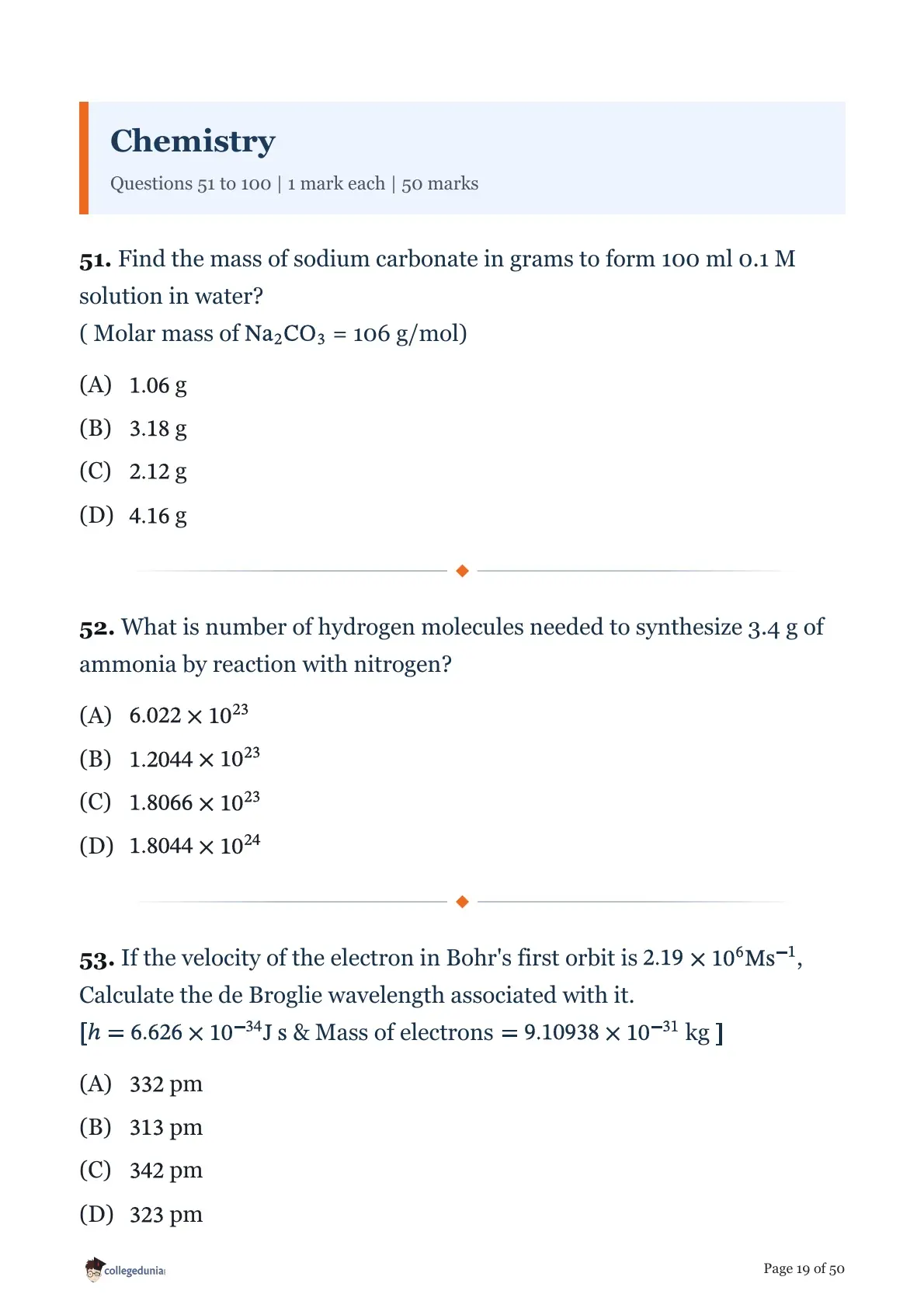 MHT CET 2026 April 15 Shift 2 PCM Question Paper page 19
