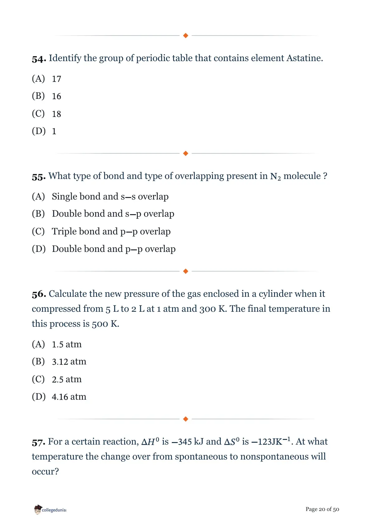MHT CET 2026 April 15 Shift 2 PCM Question Paper page 20