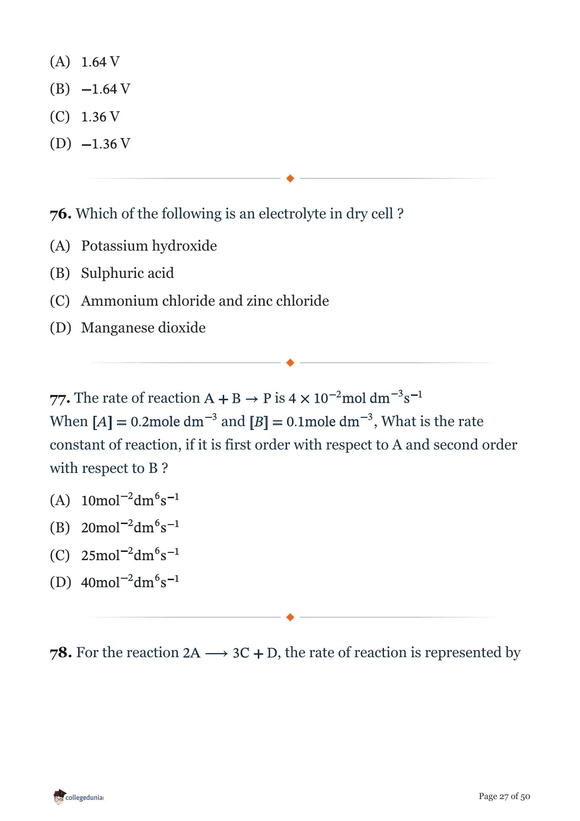 MHT CET 2026 April 15 Shift 2 PCM Question Paper page 27
