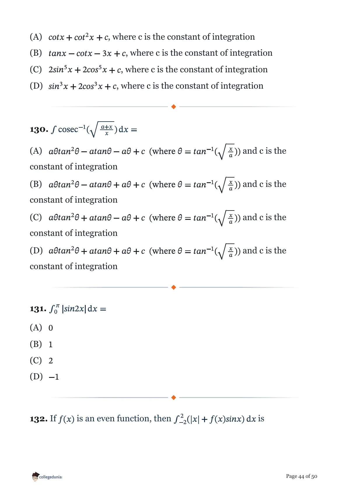 MHT CET 2026 April 15 Shift 2 PCM Question Paper page 44