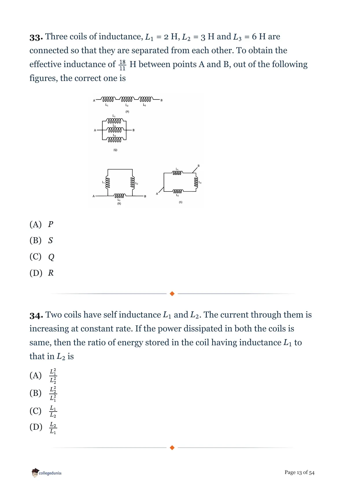 MHT CET 2026 April 17 Shift 1 PCM Question Paper page 13