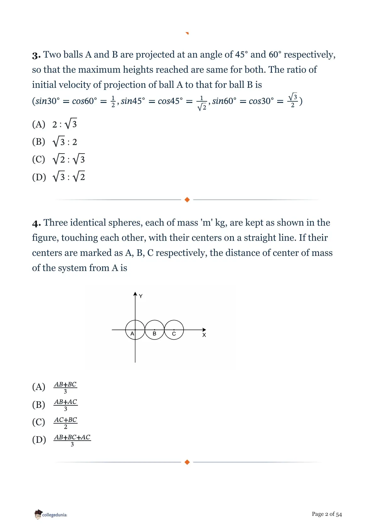 MHT CET 2026 April 17 Shift 1 PCM Question Paper page 2