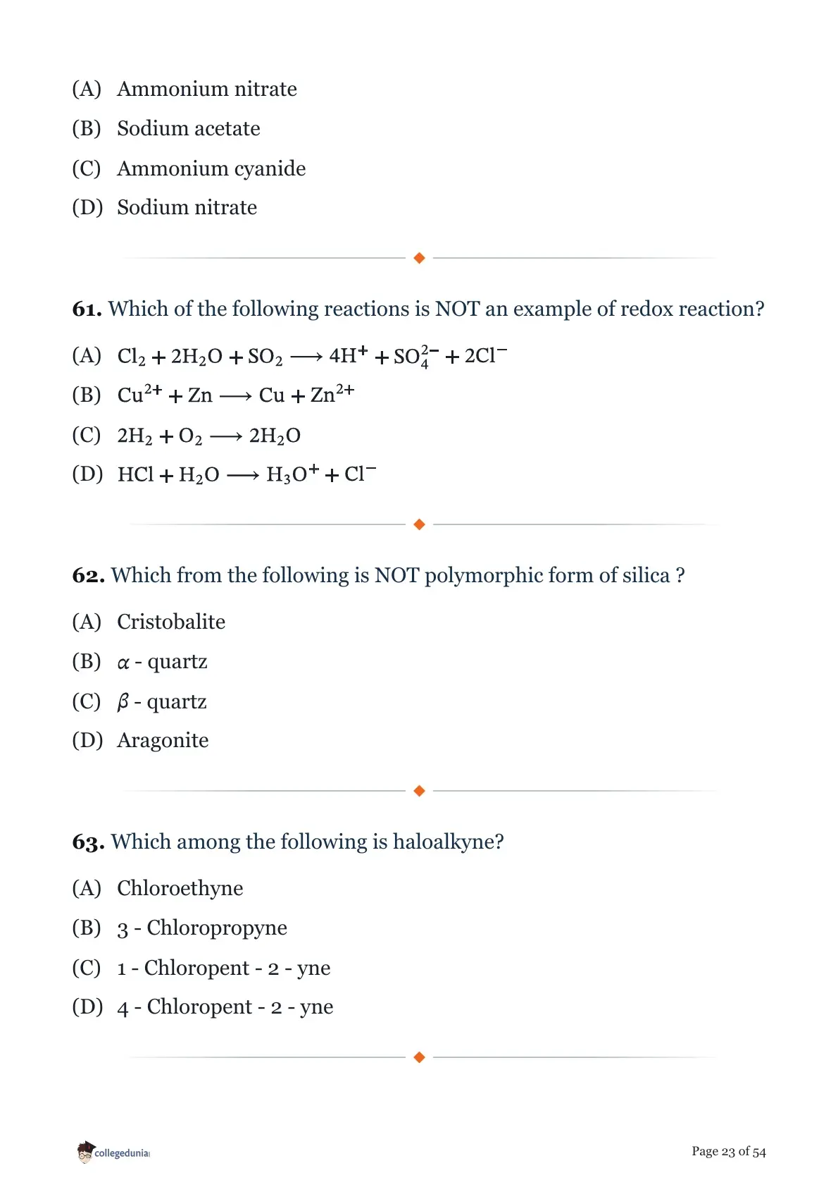 MHT CET 2026 April 17 Shift 1 PCM Question Paper page 23