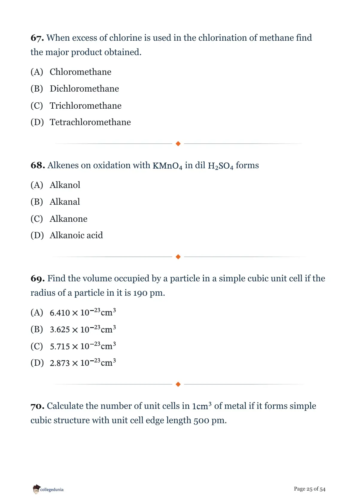 MHT CET 2026 April 17 Shift 1 PCM Question Paper page 25