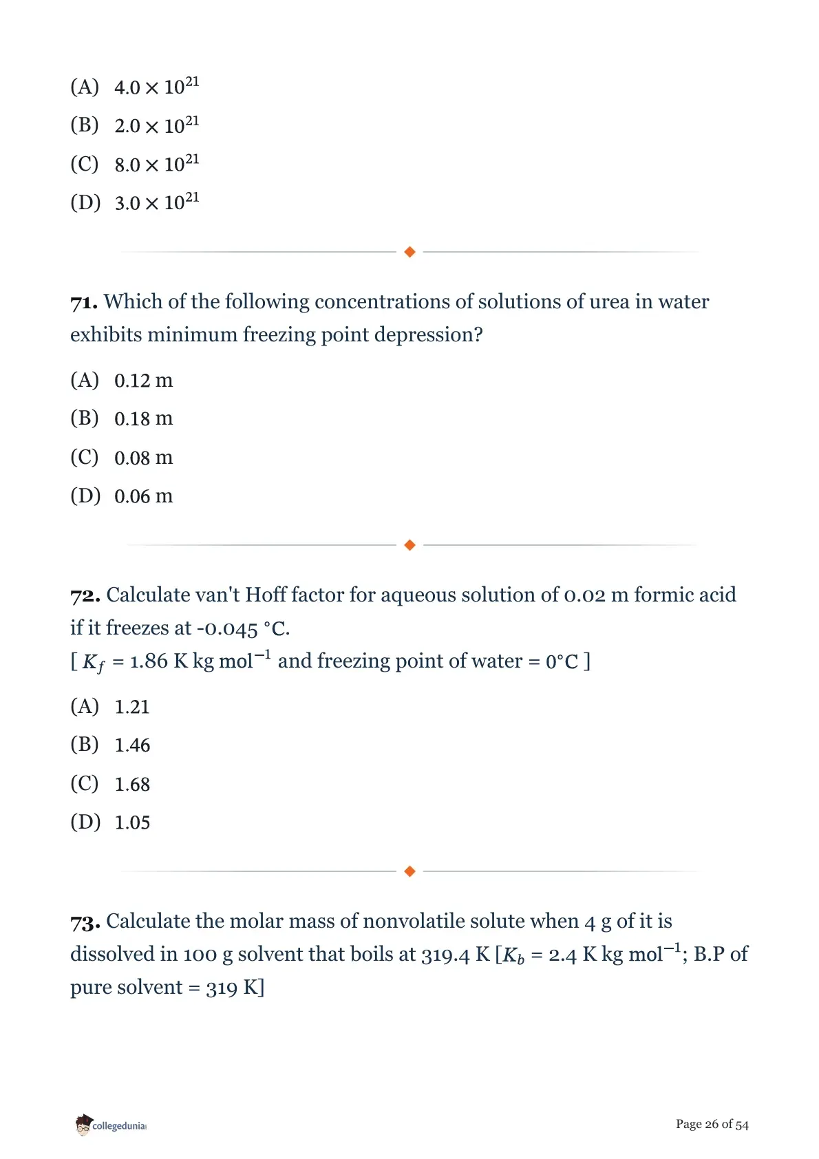 MHT CET 2026 April 17 Shift 1 PCM Question Paper page 26