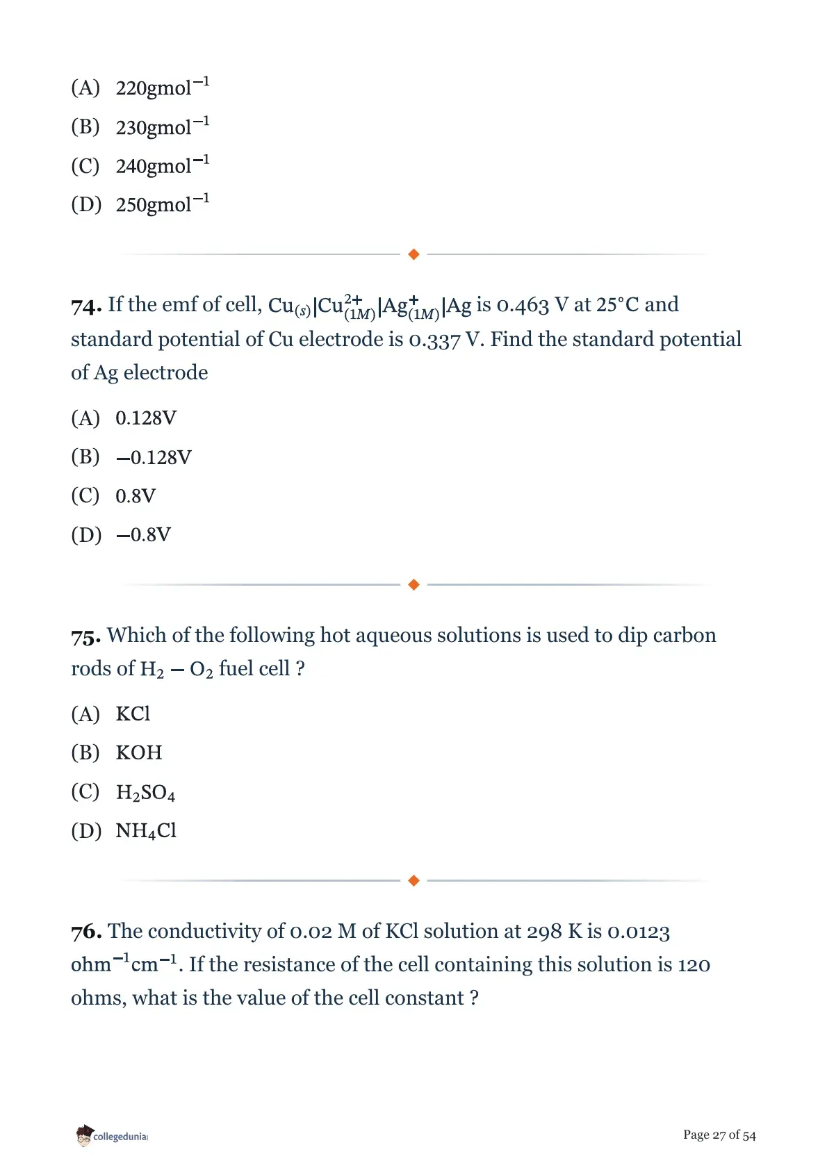 MHT CET 2026 April 17 Shift 1 PCM Question Paper page 27