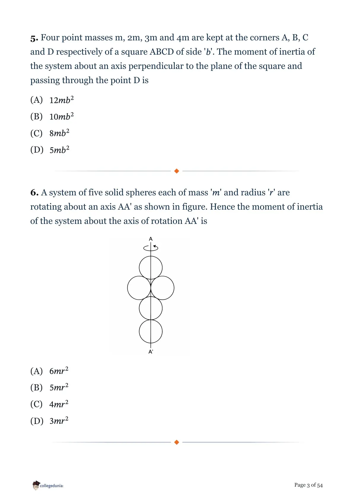 MHT CET 2026 April 17 Shift 1 PCM Question Paper page 3