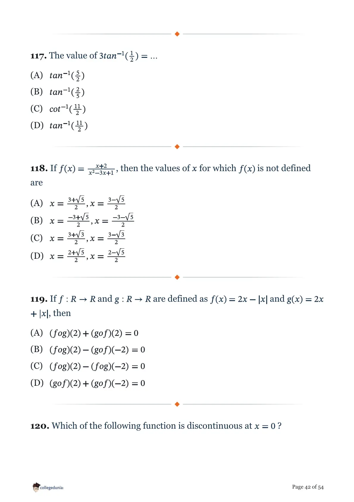 MHT CET 2026 April 17 Shift 1 PCM Question Paper page 42