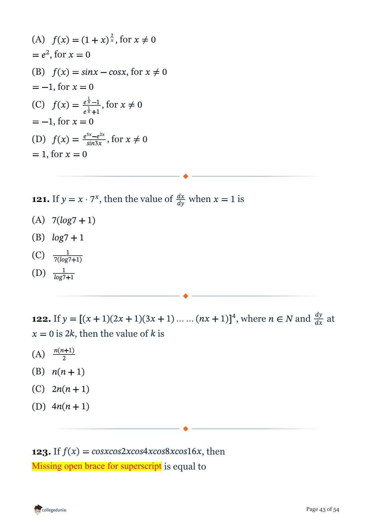 MHT CET 2026 April 17 Shift 1 PCM Question Paper page 43
