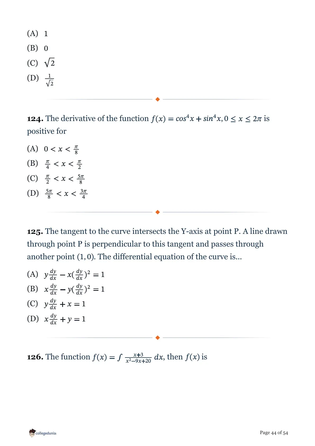 MHT CET 2026 April 17 Shift 1 PCM Question Paper page 44