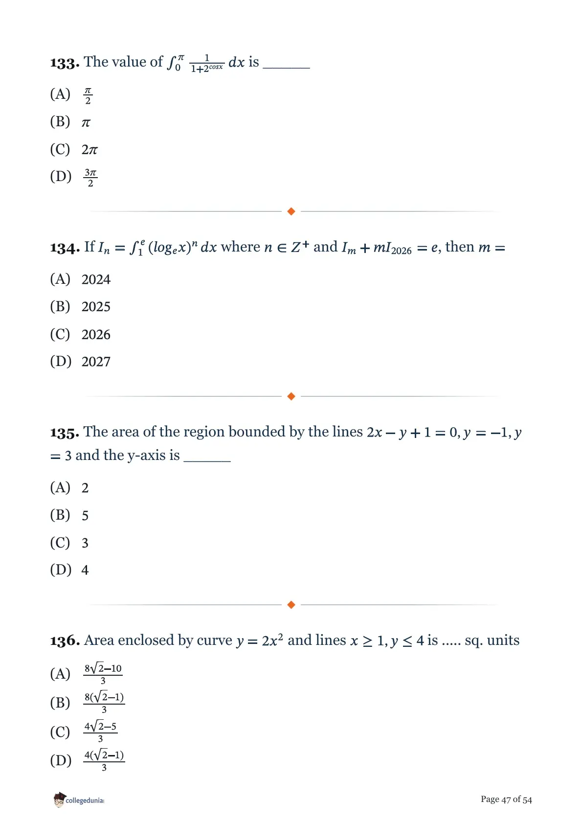 MHT CET 2026 April 17 Shift 1 PCM Question Paper page 47