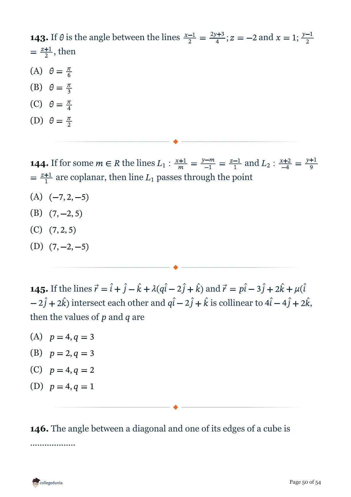 MHT CET 2026 April 17 Shift 1 PCM Question Paper page 50
