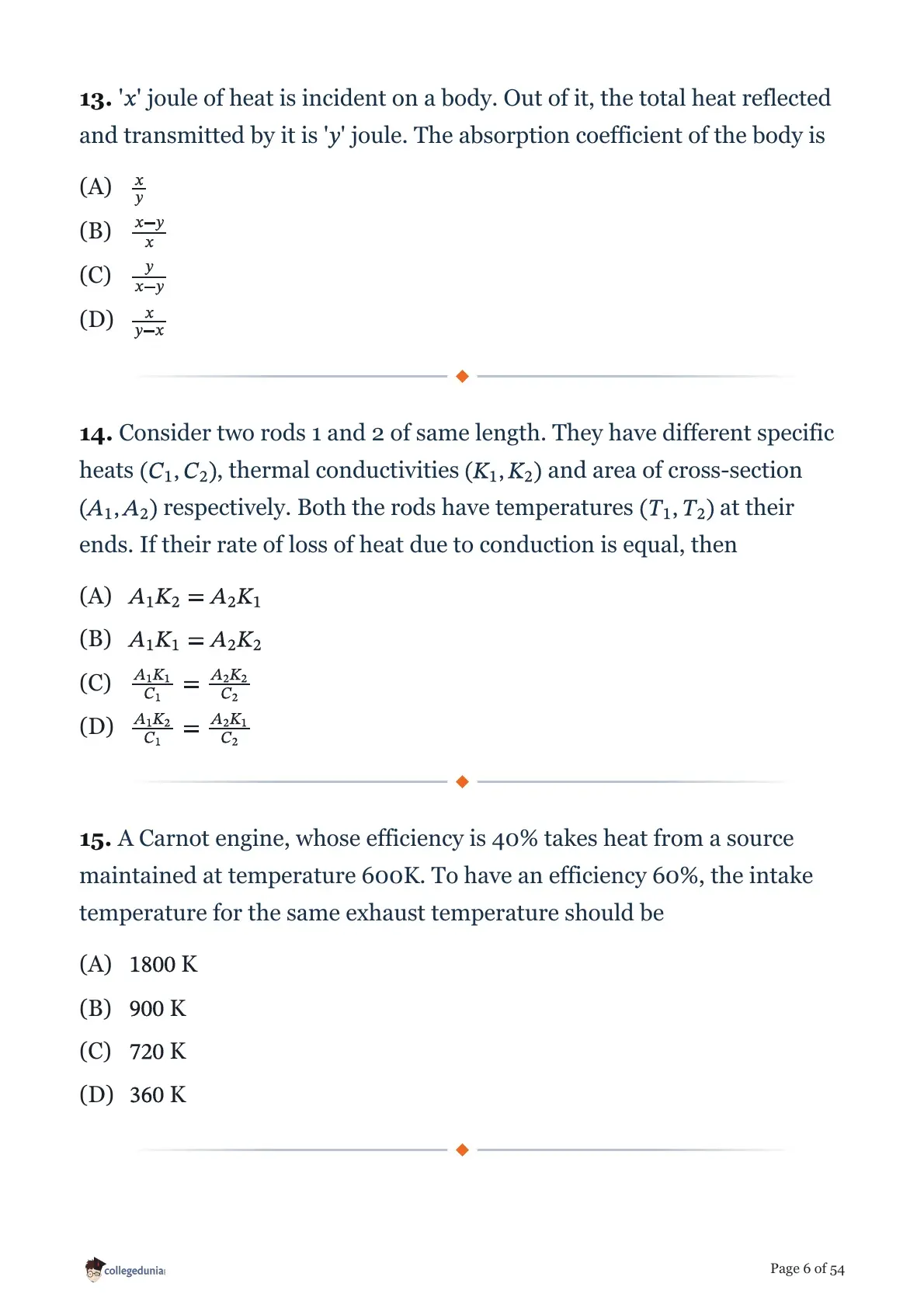 MHT CET 2026 April 17 Shift 1 PCM Question Paper page 6