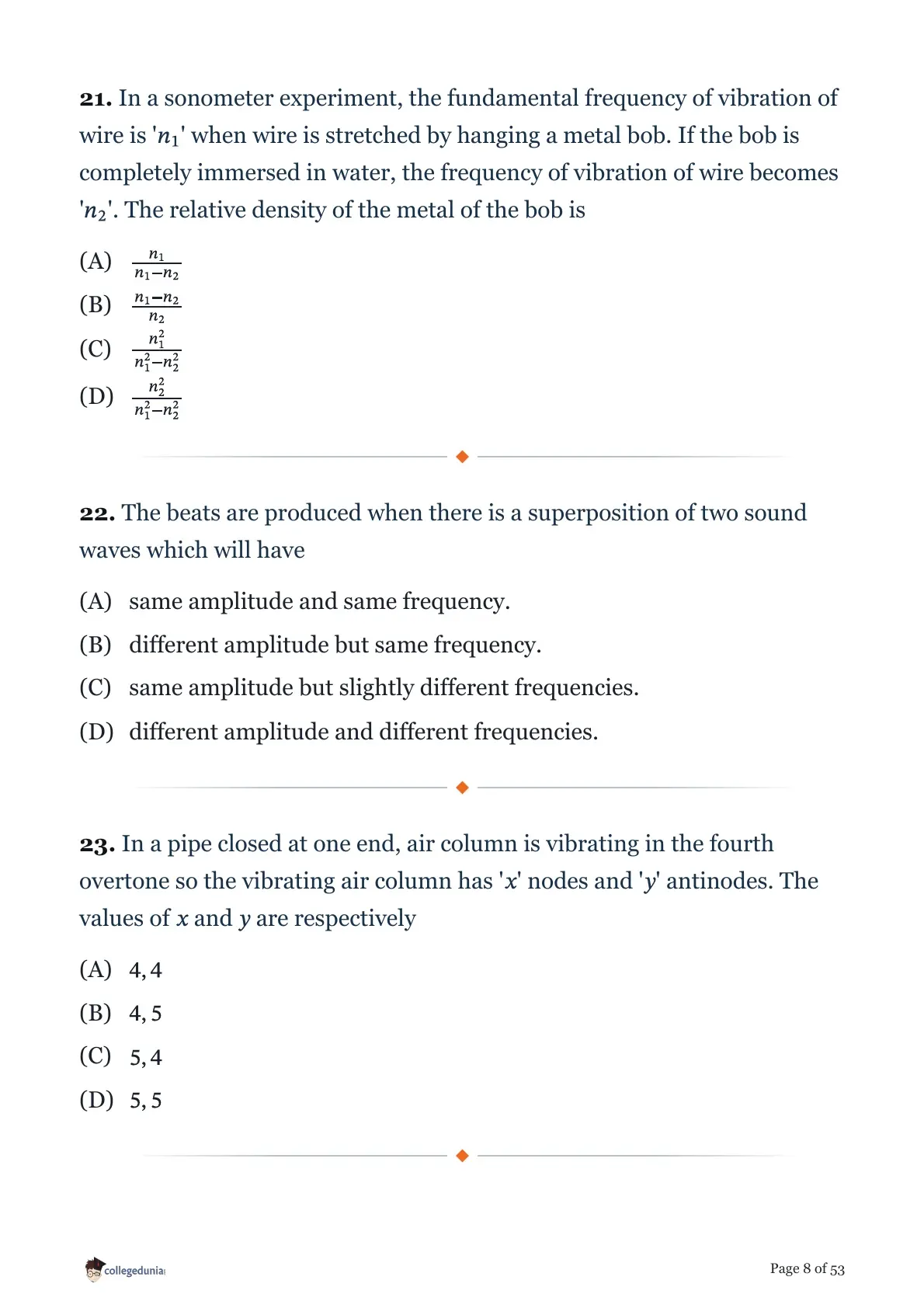 MHT CET 2026 April 17 Shift 2 PCM Question Paper page 8