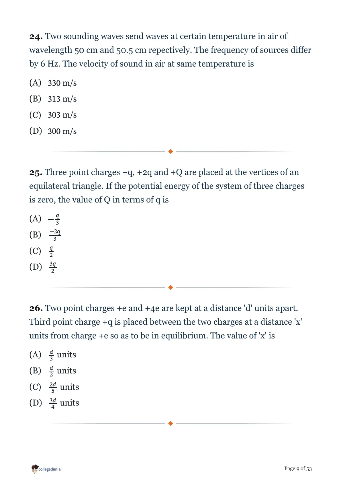 MHT CET 2026 April 17 Shift 2 PCM Question Paper page 9
