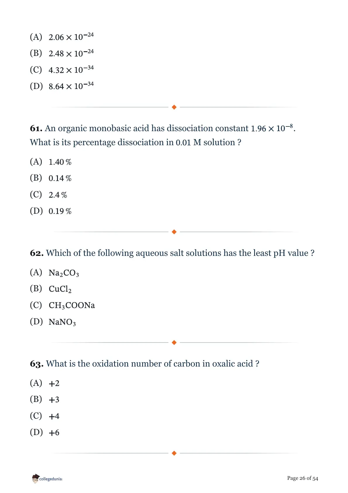MHT CET 2026 April 18 Shift 2 PCM Question Paper page 26