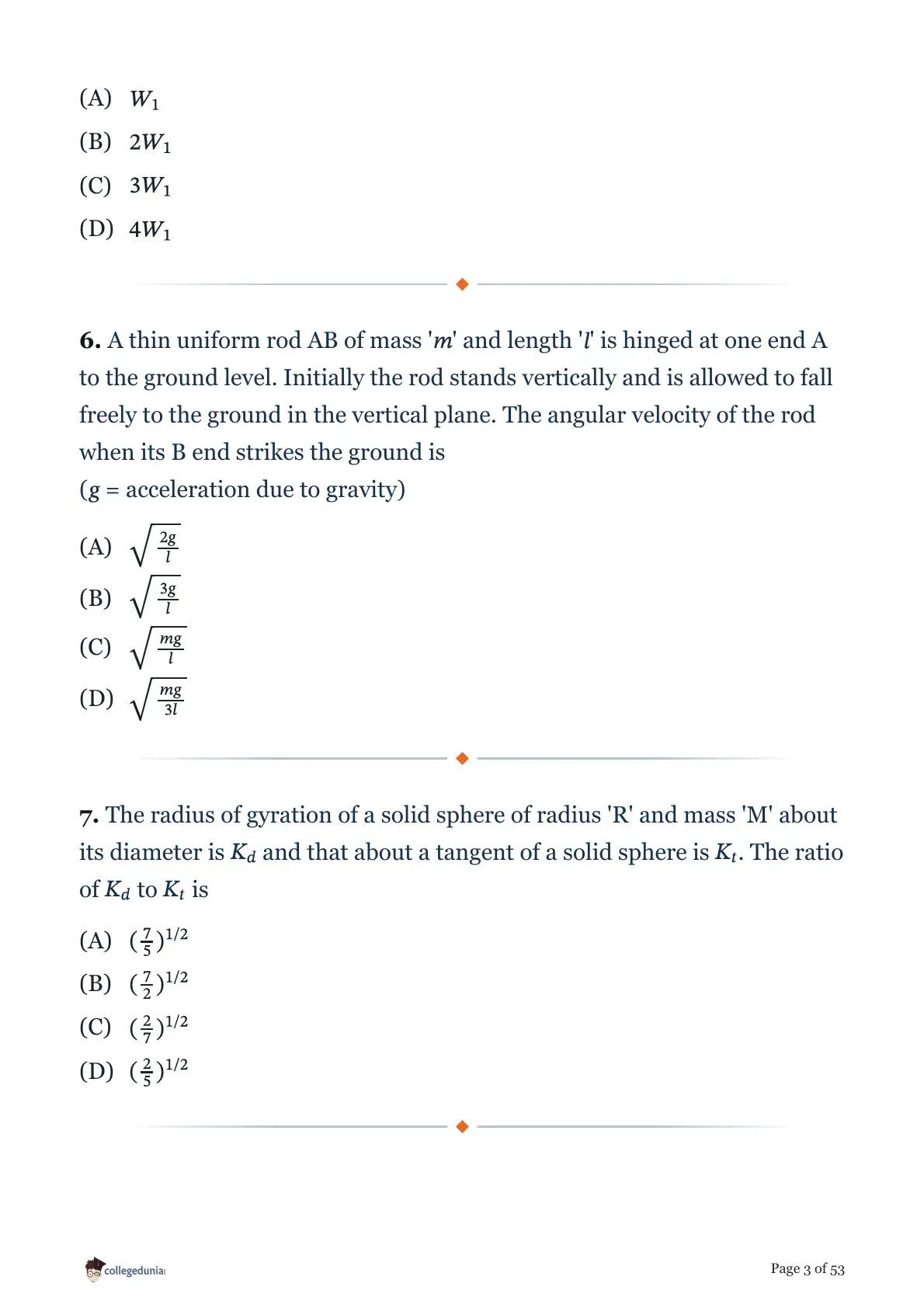 MHT CET 2026 April 19 Shift 1 PCM Question Paper page 3