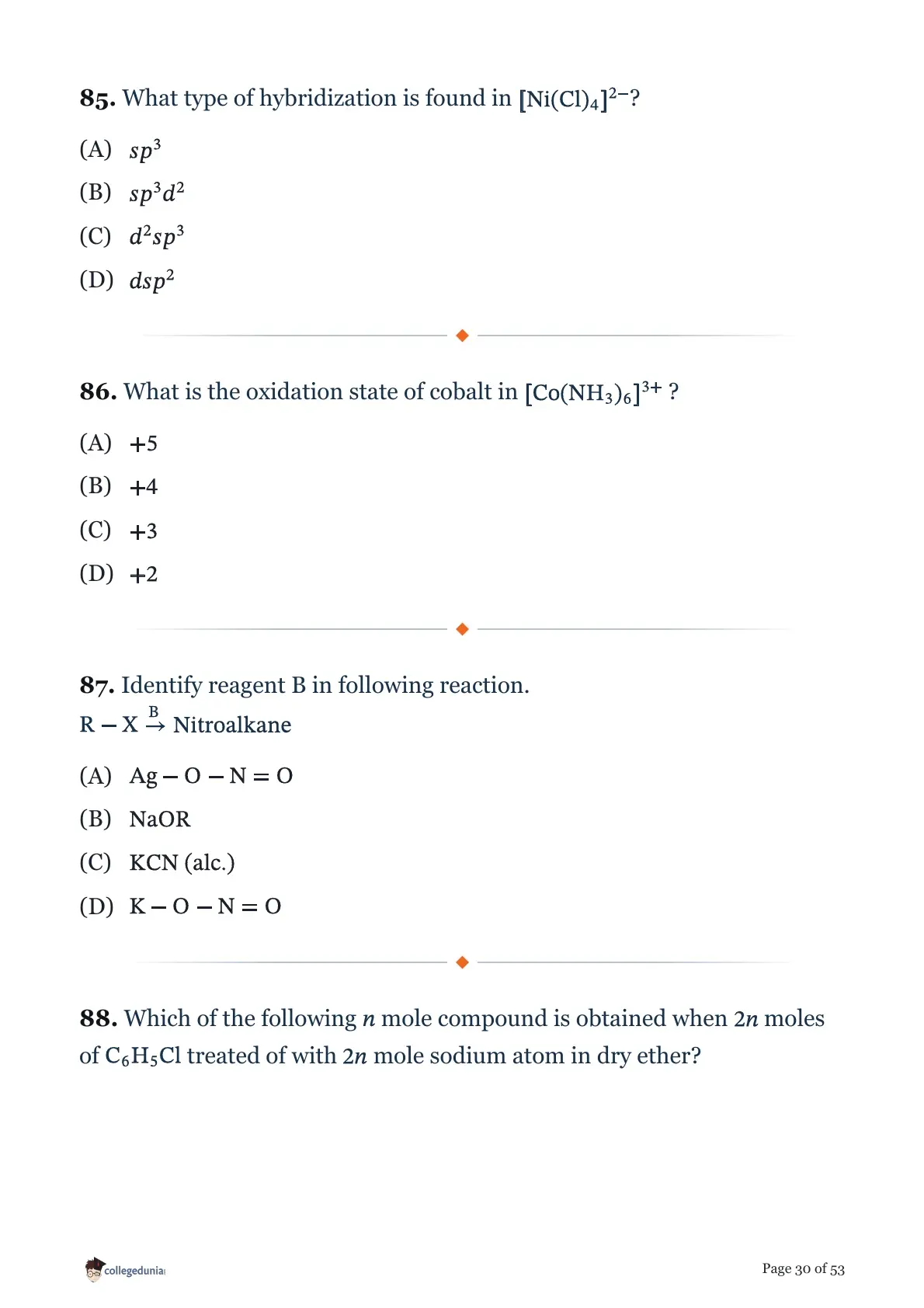 MHT CET 2026 April 19 Shift 1 PCM Question Paper page 30