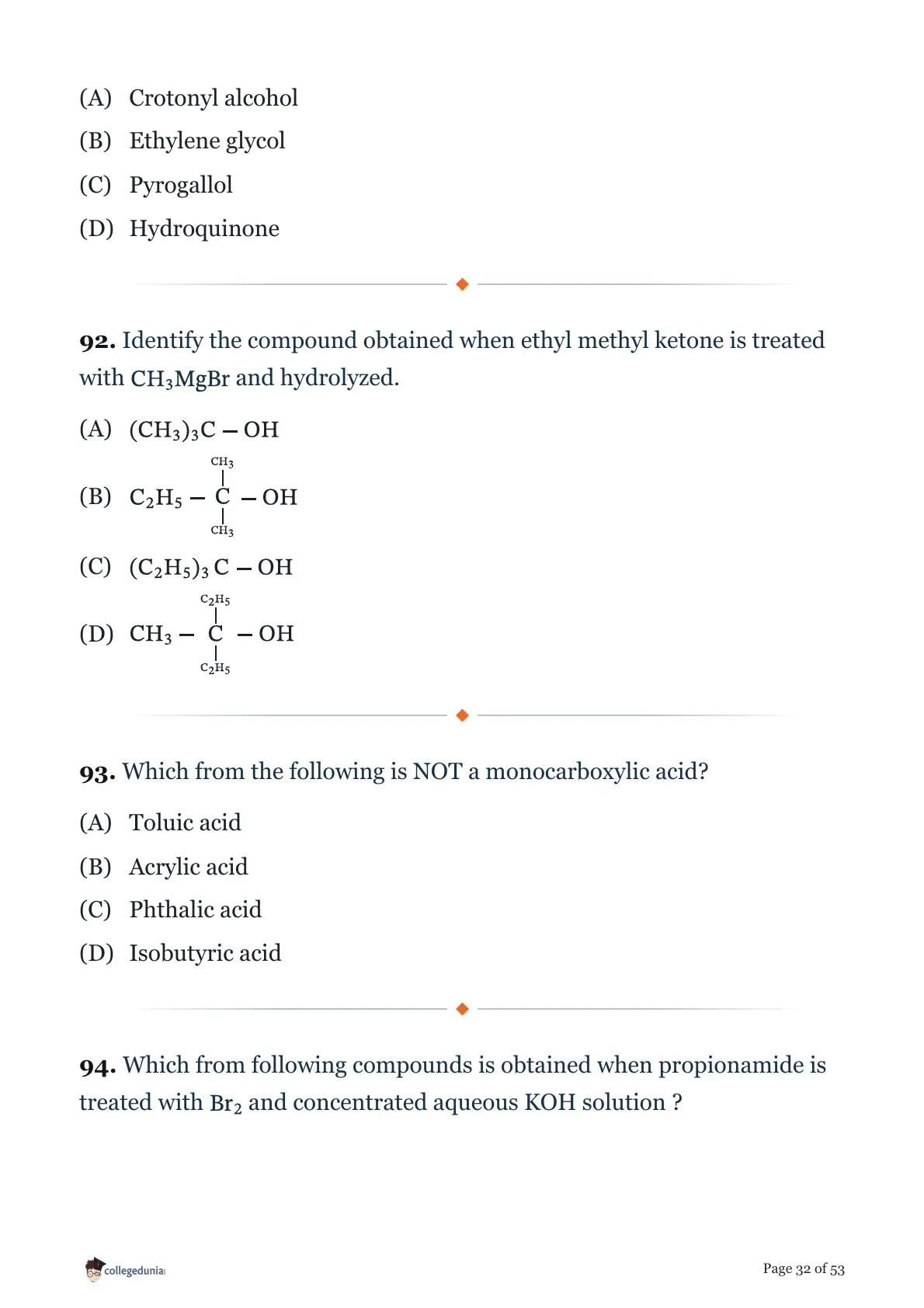 MHT CET 2026 April 19 Shift 1 PCM Question Paper page 32