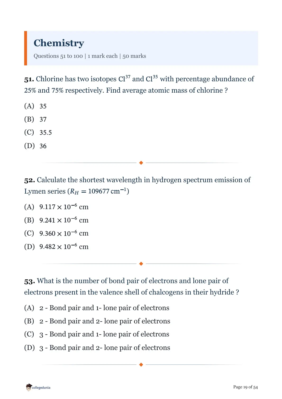 MHT CET 2026 April 19 Shift 2 PCM Question Paper page 19